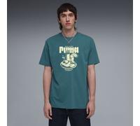 PUMA Camiseta holgada Graphic Breakfast estampada para hombre, Ropa, Verde, L