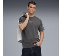 PUMA Camiseta holgada Graphic Font Play Washed para hombre, Ropa, Gris, S