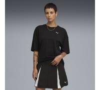 PUMA Camiseta holgada Wardrobe Essentials para mujer, Ropa, Negro, S