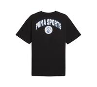 PUMA Camiseta holgada Wardrobe Essentials Sports Legacy para hombre, Ropa, Negro, M M