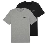 Puma Camiseta Hombre 2er Paquete - Ess Small N º 1 Logo, Cuello, Manga Corta