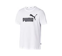 Puma Ess Logo Tee Camiseta de Deporte, White, M Hombre