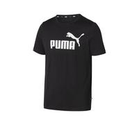 Puma Ess Logo Tee Camiseta de Deporte, Black, XL Hombre