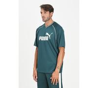 PUMA Camiseta Hombre Verde Camiseta De Manga Corta Essentials A