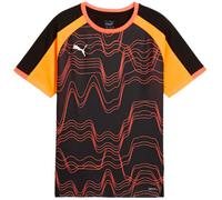Puma - Camiseta Individualliga Graphic Jersey Jr, Unisex, Black-Glowing Red, 164 cm