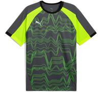 PUMA individualLIGA Graphic Jersey jr, Camisetas Niños, Galactic Gray-Yellow Alert,
