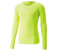 Puma Camiseta Liga Baselayer tee LS Performance, Fizzy Lime, S