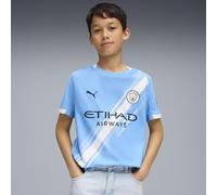 PUMA Camiseta Local Manchester City Infantil 2025/26 - Azul | Camiseta réplica oficial; manga corta; corte regular; tecnología dryCELL absorbente; tejido transpirable