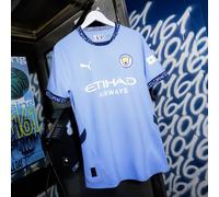 Camiseta de Primera equipación Infantil del Manchester City Temporada 2024/25 - Team Light Blue - Talla: 152