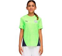Puma - Camiseta Manchester City Training 2025-2026 Niño, Unisex, Fizzy Apple-Blue Violet, 116 cm