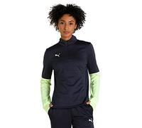 Puma individualLIGA Women 1/4 Zip Top Camiseta, Mujer, Parisian Night Fizzy Light, L