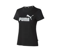 Puma Ess Logo Tee Camiseta de Deporte, Black, M Mujer