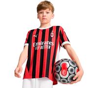 Puma - Camiseta oficial AC Milan Primera Equipación 2024-2025 Niño, Unisex, For All Time Red-Black, 128 cm