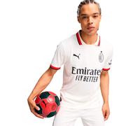Puma - Camiseta oficial AC Milan Segunda Equipación 2024-2025, Unisex, White, S