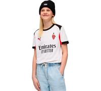 Puma - Camiseta oficial Ac Milan Segunda Equipación 2025-2026 Niño, Unisex, White, 164 cm