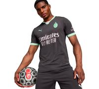 Puma - Camiseta oficial AC Milan Tercera Equipación 2024-2025, Unisex, Shadow Gray-Fresh Mint, L