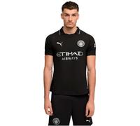 Puma - Camiseta oficial Authentic Manchester City Segunda Equipación 2025-2026, Unisex, Black, XL