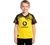 Puma - Camiseta oficial BVB Borussia Primera Equipación 2025-2026 Niño, Unisex, Faster Yellow-PUMA Black, 152 cm
