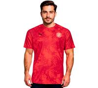 Puma - Camiseta oficial Girona Fc Pre-Match 2025-2026, Unisex, Red-Black, L