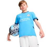 Puma - Camiseta oficial Manchester City Primera Equipación 2024-2025 Niño, Unisex, Team Light Blue-Marine Blue, 176 cm