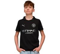 Puma - Camiseta oficial Manchester City Segunda Equipación 2025-2026 Niño, Unisex, Black, 140 cm