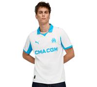Puma - Camiseta oficial Olympique Marsella Primera Equipación 2025-2026, Unisex, White, 2XL