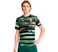 Puma - Camiseta oficial Portugal Pre-Match 2024-2025, Unisex, Black-White, S
