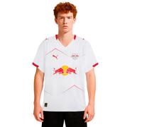 Puma - Camiseta oficial RB Leipzig Primera Equipación 2025-2026, Unisex, White-For All Time Red, S