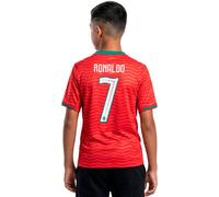 Puma - Camiseta oficial Ronaldo Portugal Primera Equipación Mundial 2026 niño, Unisex, Red, 128 cm