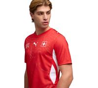 Puma - Camiseta oficial Suiza Primera Equipación Mundial 2026, Unisex, Red, M