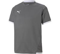 Puma - Camiseta oficial teamLIGA m/c Niño, Unisex, Smoked Pearl-White, 116 cm