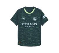 PUMA Camiseta original Manchester City 4.ª equipación 25/26 para hombre, Accesoiros, Verde, L