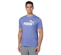 Puma Camiseta para Hombre ESS No.1 Logo Heather tee, Cristal Azul, L