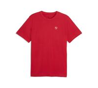 PUMA Camiseta para hombre Essentials Elevated, Accesoiros, Rojo, L