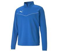 PUMA Camiseta deportiva 'TeamRise' azul / blanco S azul / blanco