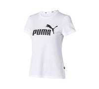 Puma Ess Logo Tee Camiseta de Deporte, White, S Mujer