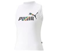 PUMA Camiseta para Mujer sin Mangas ESS+ Love Is Love SL Blanco