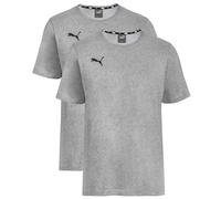 PUMA Camiseta para niño, TeamGOAL 23 Casuals Tee Jr, Grey - Pack de 2, 152