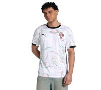 PUMA Camiseta Portugal Away para hombre 2025 Adultos, blanco/negro, L