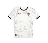 PUMA Camiseta Portugal Away para hombre 2025 Adultos, blanco/negro, S