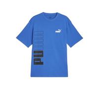 PUMA Camiseta Power Colorblock, Hombre, Racing Blue, XL