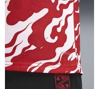 PUMA Camiseta prepartido AC Milan con cremallera de un cuarto para hombre, Sport, Blanco/Rojo, S S