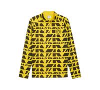 PUMA Camiseta prepartido Borussia Dortmund con cremallera de un cuarto para hombre, Accesoiros, Amarillo, XL