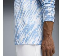 PUMA Camiseta prepartido Manchester City de cuello con cremallera para hombre, Accesoiros, Azul, L L