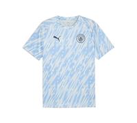 PUMA Camiseta prepartido Manchester City para hombre, Accesoiros, Azul, S
