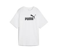 PUMA Camiseta Relajada con Logotipo ESS No. 1 para Mujer, PUMA Color Blanco, XL