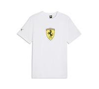 PUMA Camiseta Scuderia Ferrari ColouRojo Shield para hombre, Accesoiros, Blanco, L