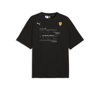 PUMA Camiseta Scuderia Ferrari Premium para hombre, Accesoiros, Negro, XS
