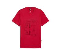 PUMA Camiseta Scuderia Ferrari Sportswear Graphic para hombre, Accesoiros, Rojo, XS