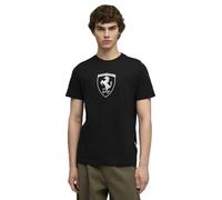 PUMA Camiseta Scuderia Ferrari Sportswear Tonal Shield Hombre M, Black